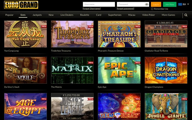 Online Casino Eurogrand