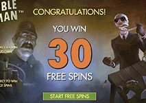 the invisible man free spins