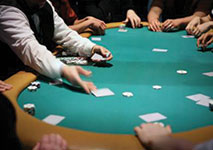 Poker players table position