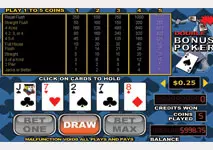 Video Poker Double Bonus Screenshot