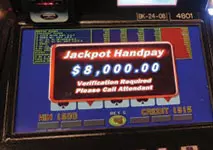 Video Poker Jackpot Winner