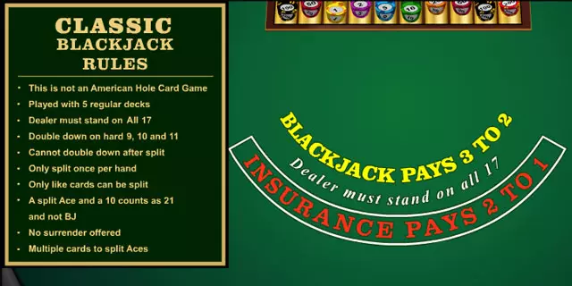 Multi-hand Blackjack Rules