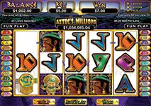 RTG Slots Aztec’s Millions Screenshot