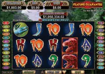 RTG Slots Megasaur Screenshot