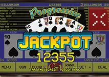 Progressive Jackpot Video Poker Win