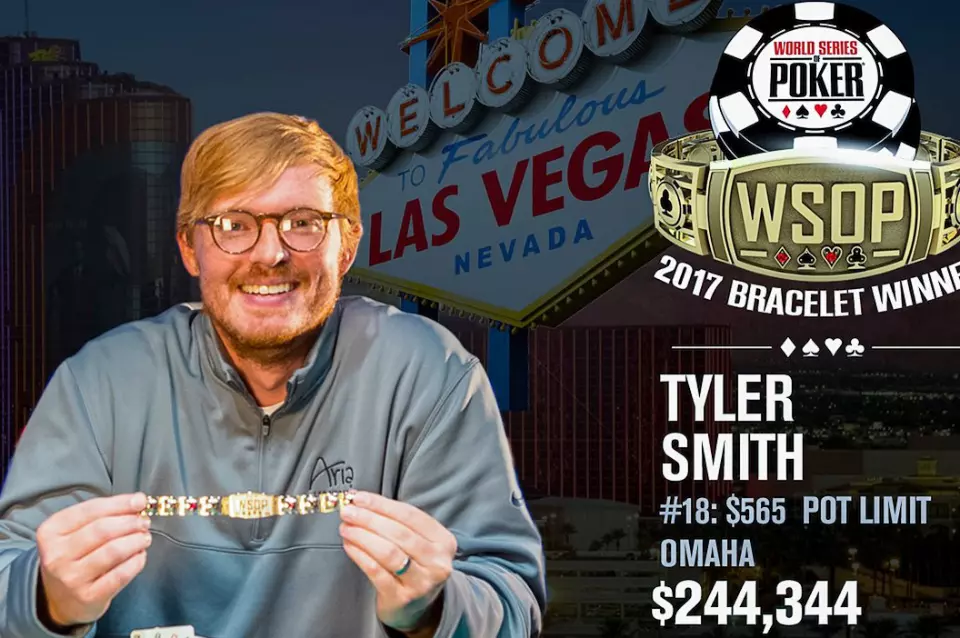 Tyler Smith is $565 Pot-Limit Omaha First-Prize Winner