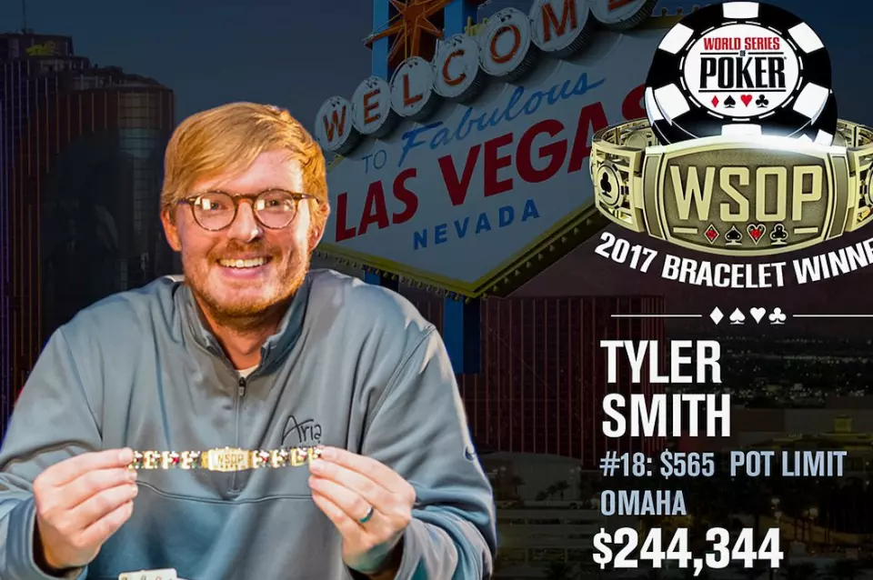 Tyler Smith is $565 Pot-Limit Omaha First-Prize Winner Tyler Smith is $565 Pot-Limit Omaha First-Prize Winner