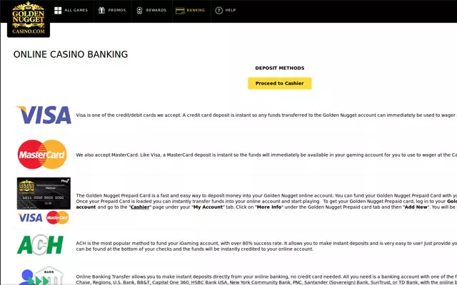 Golden Nugget Online Casino 4