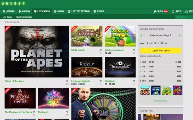 Unibet Casino 3