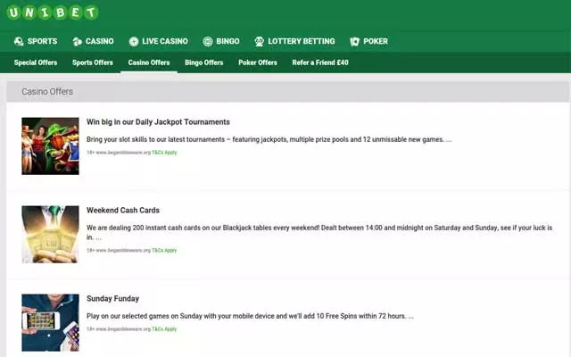 Unibet Casino 5