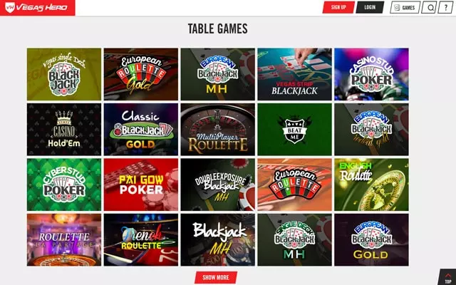 Vegas Hero Casino 1