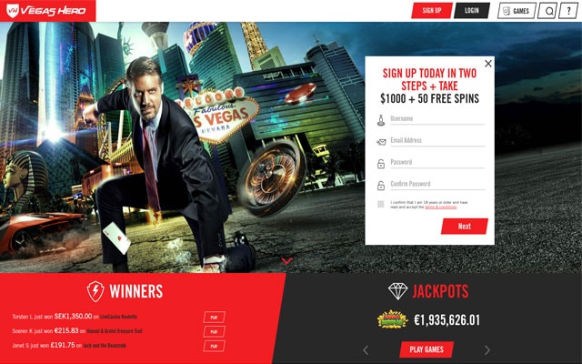 Vegas Hero Casino 7