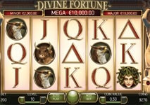 divine fortune slot theme