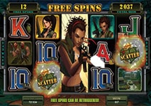 Girls with Guns Slot features