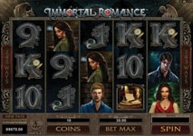 immortal romance slot theme