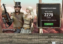 steamtower slot big win