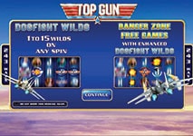 top gun slot features