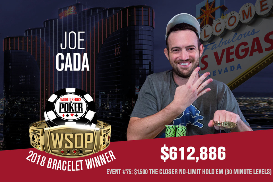 Joe Cada Bаgs Two Bracelets over this WSOP Edition after Event #75: The Closer – $1,500 NLHE Joe Cada Bаgs Two Bracelets over this WSOP Edition after Event #75: The Closer – $1,500 NLHE