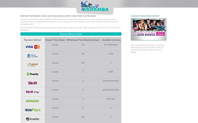 Karamba Casino 1
