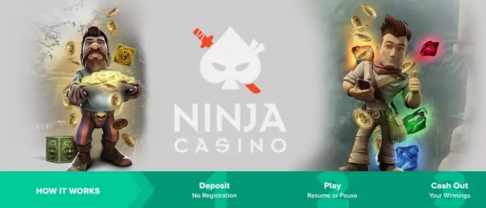 ninja casino app banking