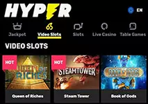 Hyper Casino games