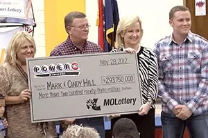 Mark and Cindy Hill Lottery Winner