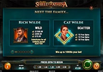 Rich Wilde and the Shield of Athena Slot Winning Combinations and Jackpots