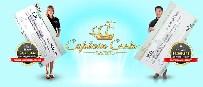 Captain Cooks Casino App Intro