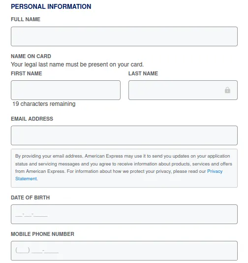 Amex Registration Process 4