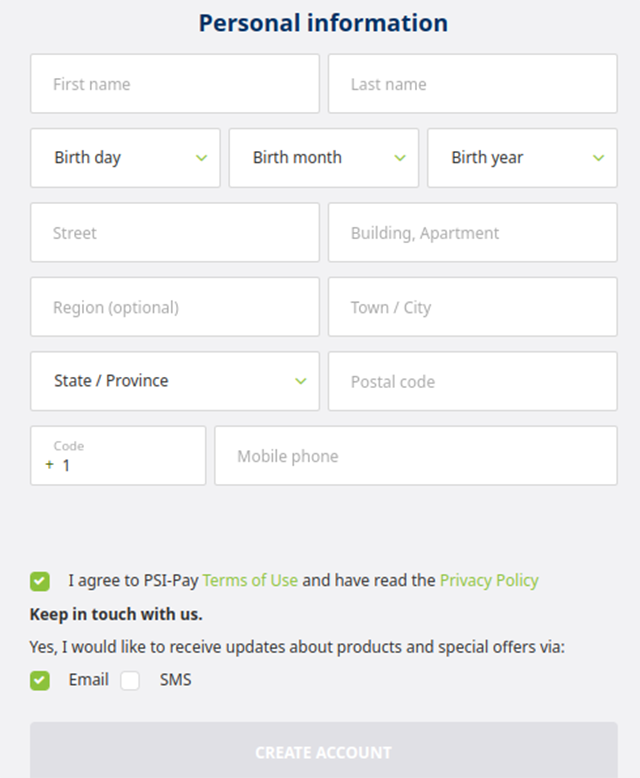 ecoCard Registration Process