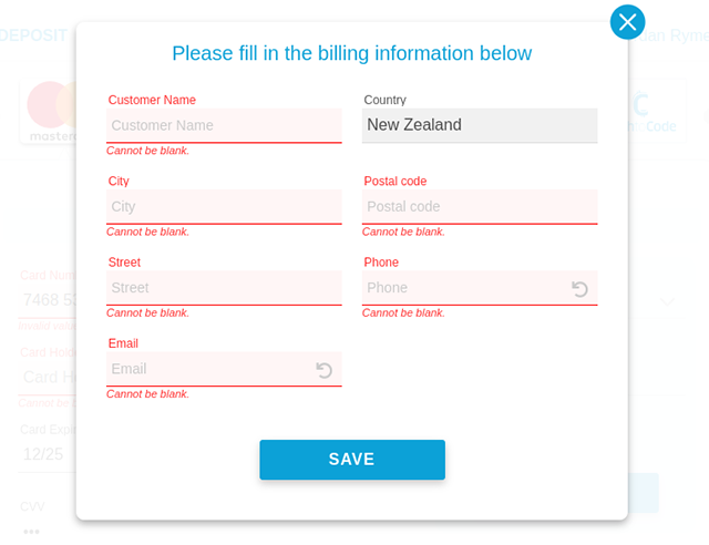 Mastercard Registration Process