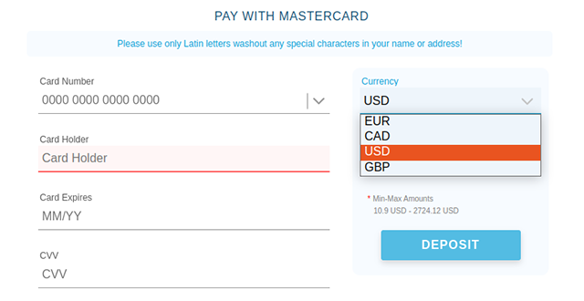 Mastercard Registration Process