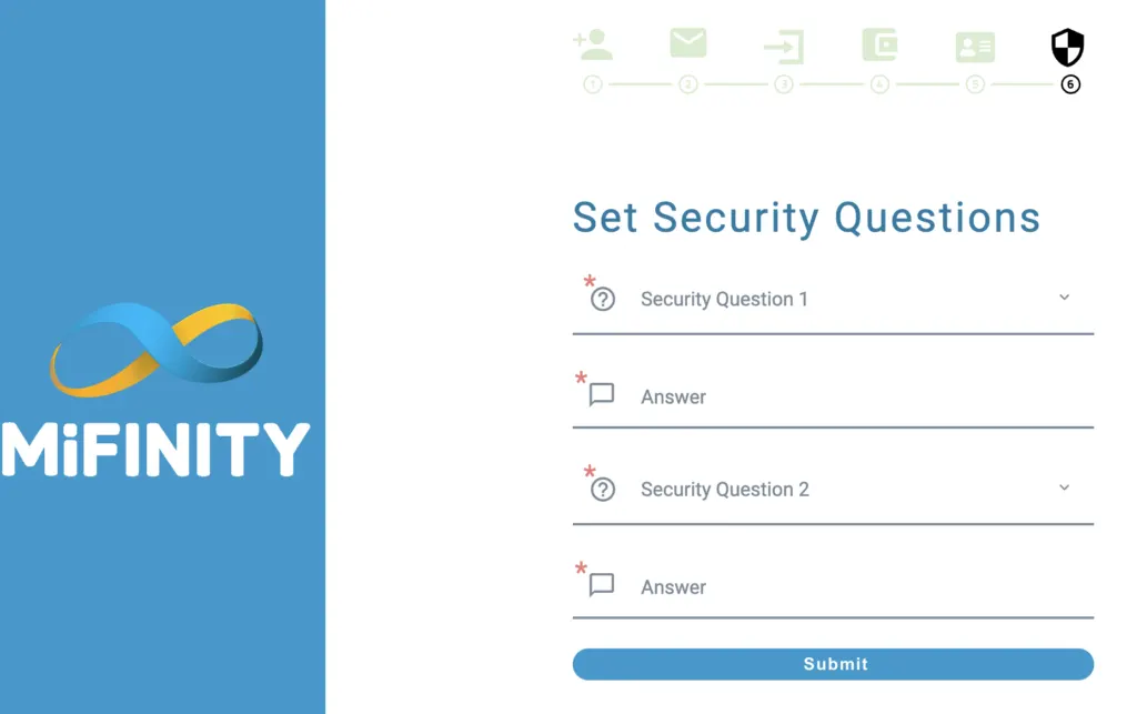 Mifinity Registration Process 7