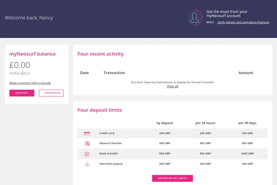 Neosurf Registration Process 6