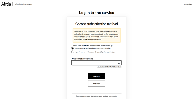 Nordea Registration Process