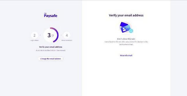 Paysafecard Registration Process