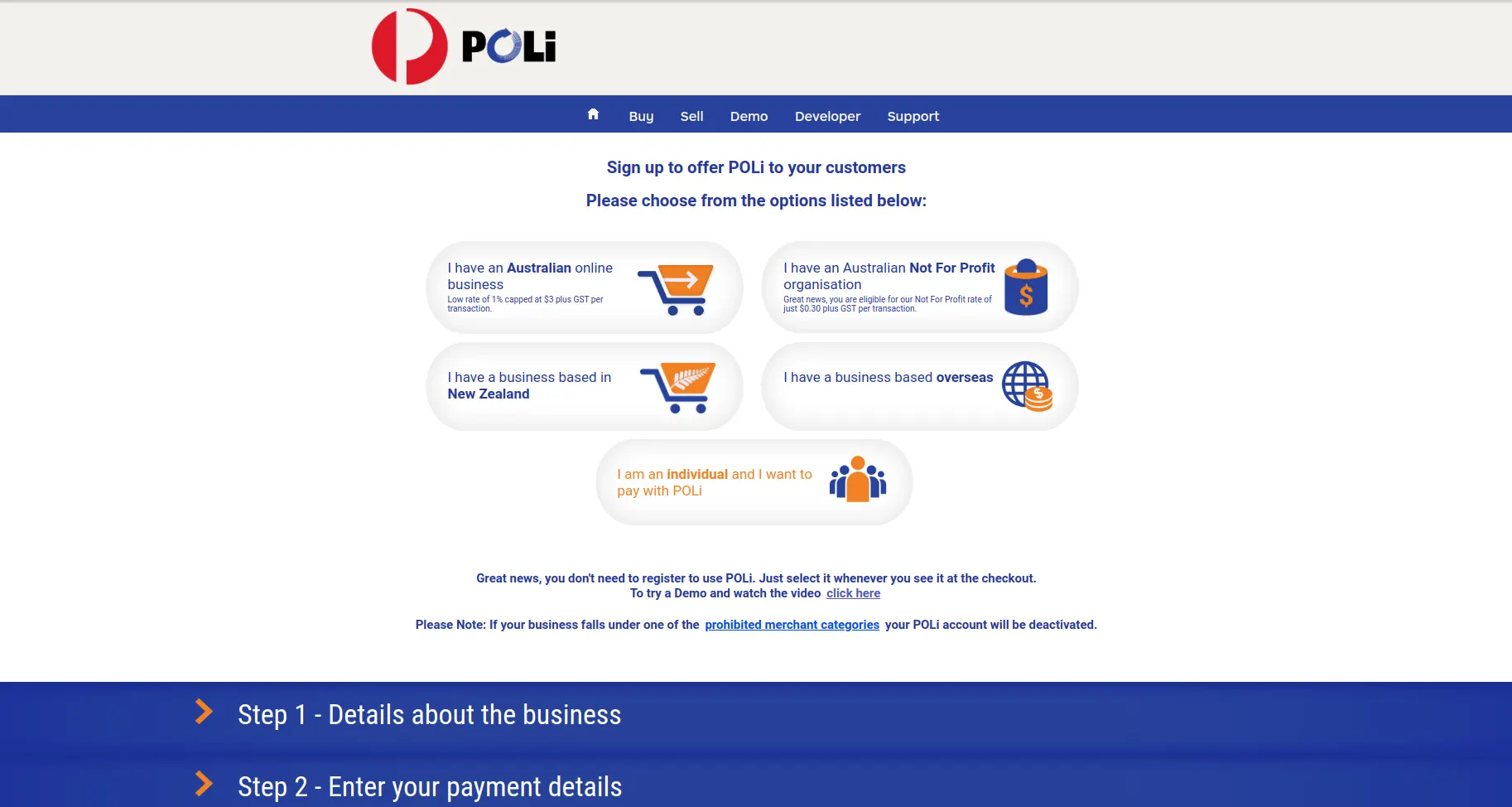POLi Registration Process