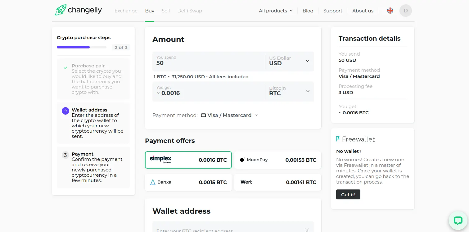 Changelly Registration Process 6