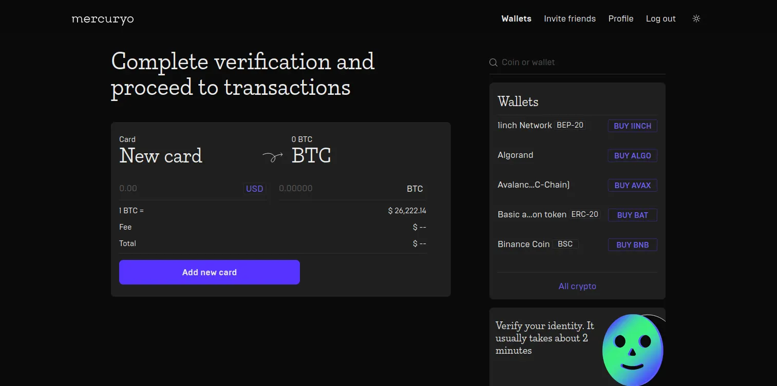 Mercuryo Registration Process 7