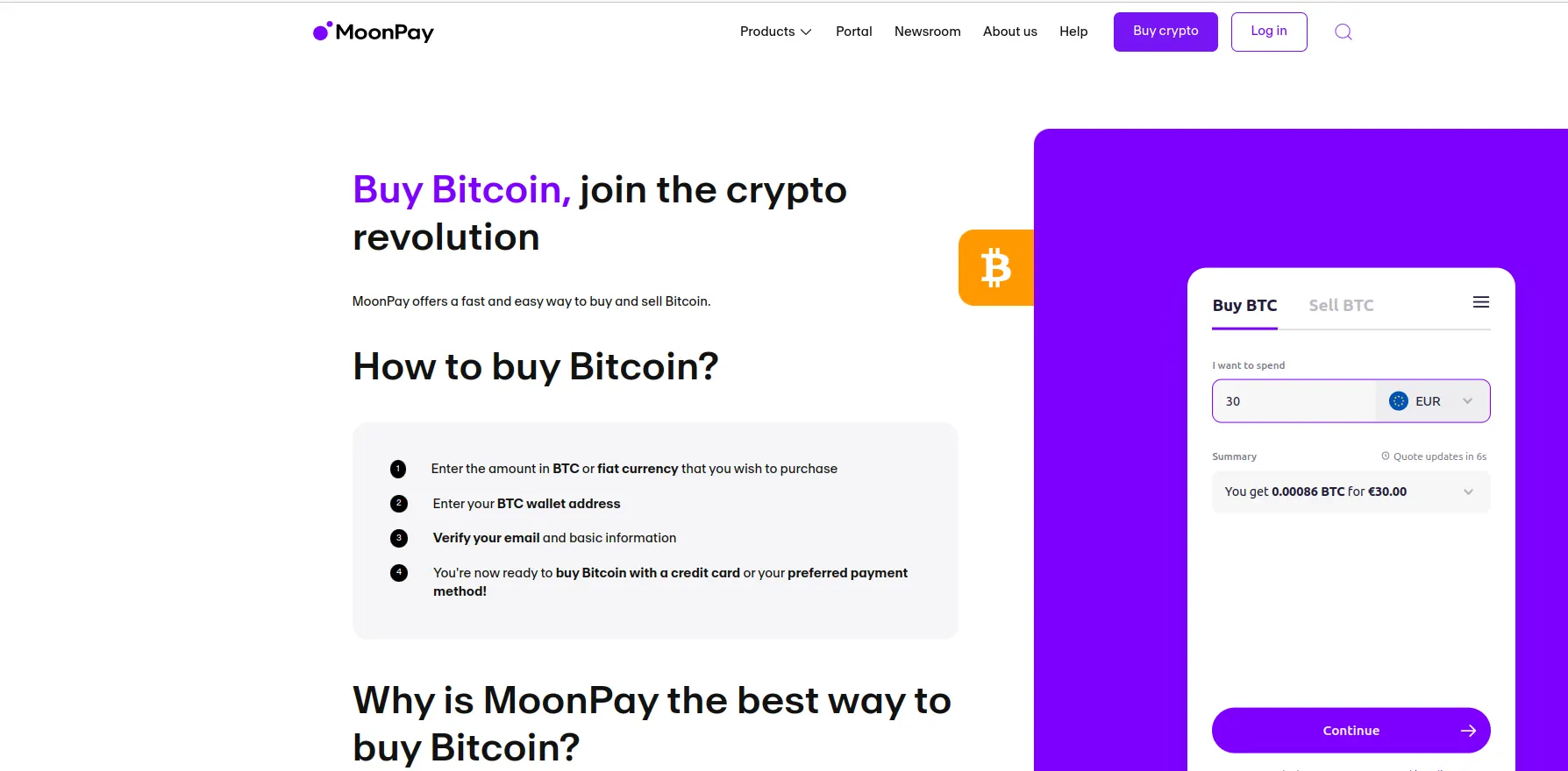 MoonPay Registration Process