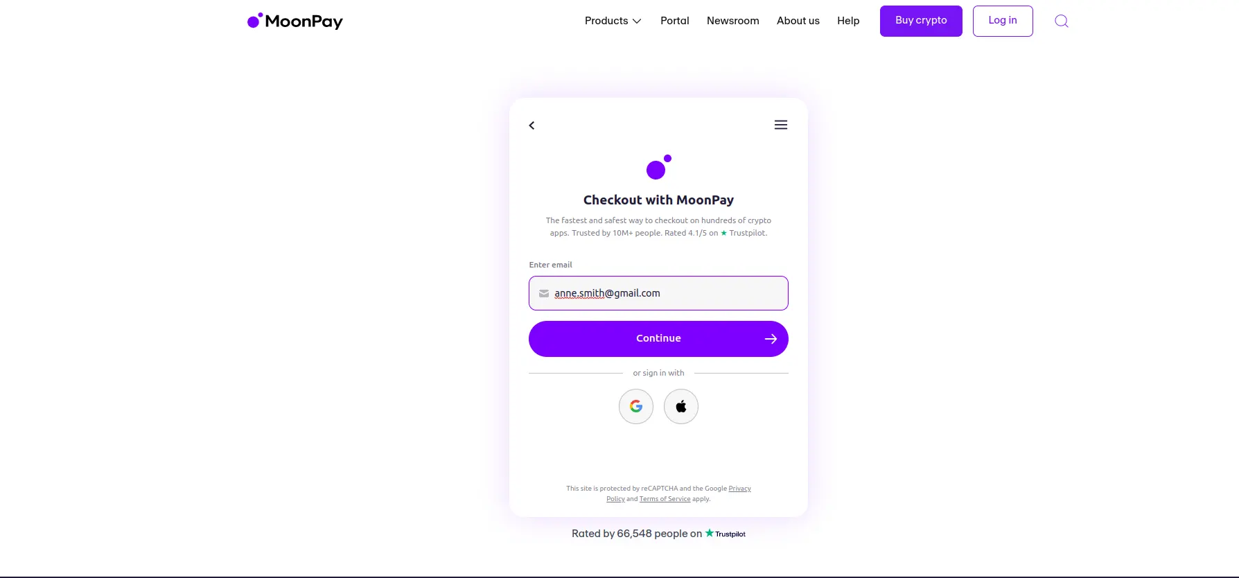 MoonPay Registration Process 3