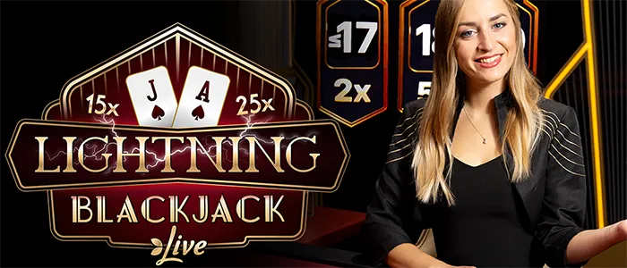 Lightning Blackjack by Evolution Gaming